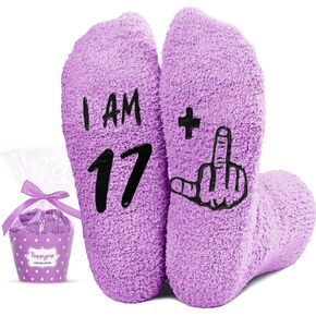 HAPPYPOP 18th Birthday Gift Ideas for Girls - Socks Birthday Gifts for 18 Year Old Girl, 18th Birthday Gifts for Teen Girls