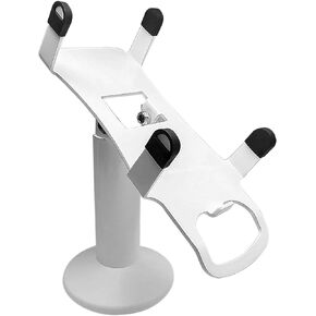 Pax A80 7" Swivel and Tilt Terminal Stand, Screw-in and Adhesive, White