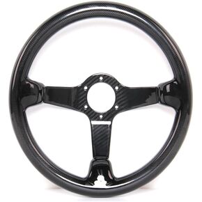 Carbon Fiber Racing Quick Release Steering Wheel 14'' inch 350mm Diameter 6 Bolts