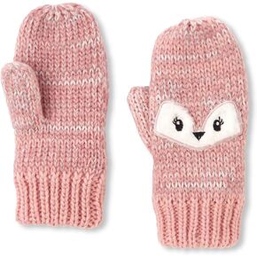 The Children's Place Big Girls' Critter Mittens