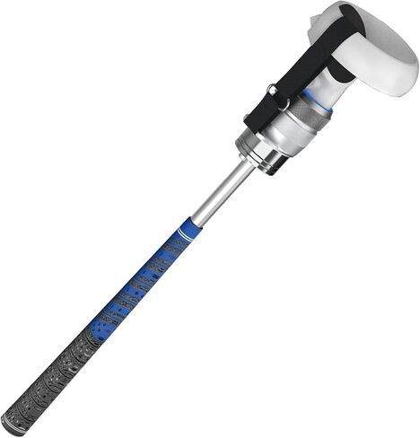 Weighted Golf Club Attachment for Meta Quest 3 & 2-90 DEGREE VERSION Aluminum Golf Club Adapter Handle Compatible with Quest 3/2/1 and Quest Pro, Realistic Grip VR Golf Handle Accessory (Right) Y13S in Saudi Arabia