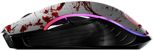 AimControllers Gaming PC Mouse Wired, 200-10000 DPI with LED RGB, 7 Programmable Buttons - Custom Ergonomic Mouse with Optic Sensor for Windows 10, USB - Storm Green in Saudi Arabia