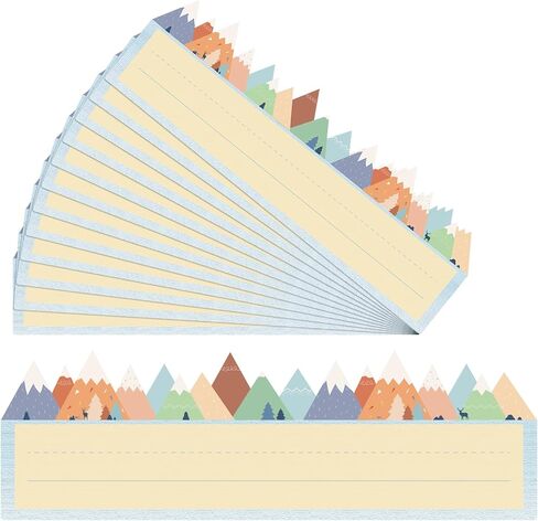60 Sheets Name Plates for Classroom Die Cut Classroom Name Tags for Desk School Bus Name Tags Theme Flat Nameplates for Kids Teaching Tool Labeling Office Decorations (Ocean Waves) in Saudi Arabia