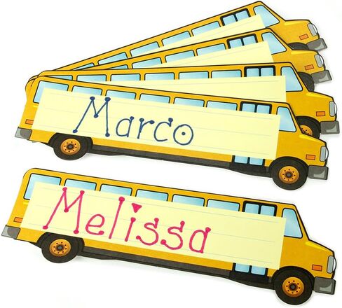 Hygloss Products Die-Cut Name Plate - Great Teaching Tool - Perfect for Labeling in Classroom & Other Uses - Ocean Waves - 9.5 x 3 inches -(45557), Medium, Blue, 30 Count in Saudi Arabia