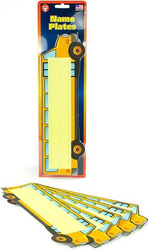 Hygloss Products Die-Cut Name Plate - Great Teaching Tool - Perfect for Labeling in Classroom & Other Uses - Ocean Waves - 9.5 x 3 inches -(45557), Medium, Blue, 30 Count in Saudi Arabia
