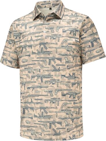 Men's Golf Polo Shirts Funny Golf Shirts for Men Performance Moisture Wicking Quick Dry Athletic Short Sleeve Shirts in Saudi Arabia