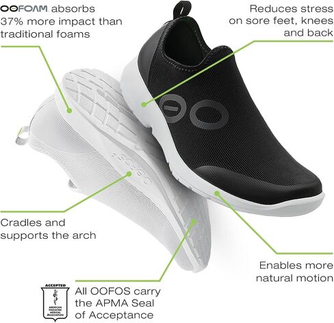 OOFOS OOMG Sport Shoe Black (W8) in Saudi Arabia
