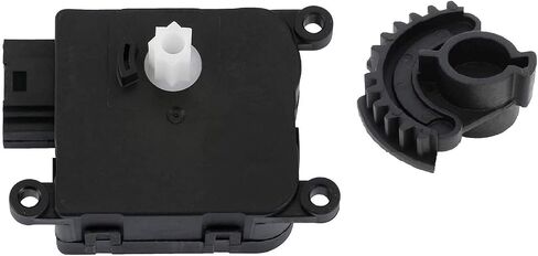 HVAC Heater Blend Door Actuator + Gear Fits for Jeep 05-10 Grand Cherokee 06-10 Commander Main Position, Replaces OEM 5143192AA 604-006 22006G in Saudi Arabia