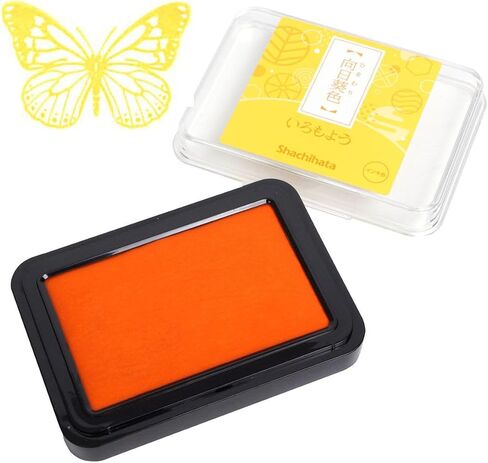 IROMOYO Stamp PAD, Traditional Japanese Ink Colour, Oil-Based Ink pad - OCHER Green in Saudi Arabia