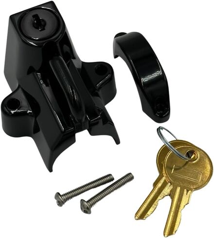 Universal Motorcycle Helmet Lock for 7/8" to 1-1/4" Handlebars (Chrome) in Saudi Arabia