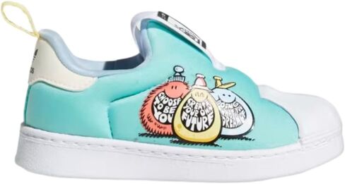 حذاء مشي Adidas للأطفال الصغار Superstar 360 أزرق/أبيض/أحذية كاجوال-H02739-مقاس 10 in Saudi Arabia