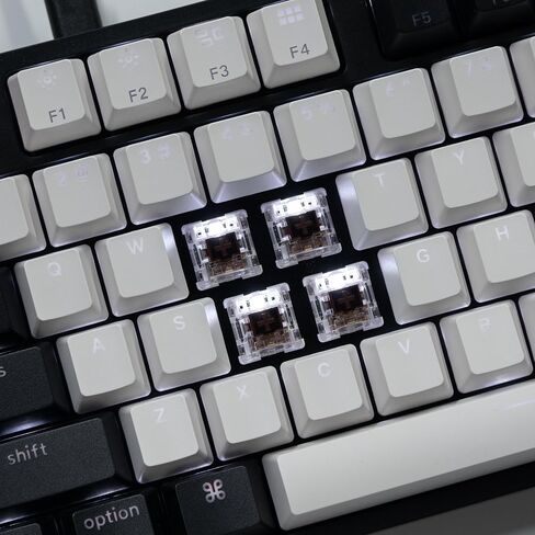 Keychron C2 Full Size 104 Keys Wired Mechanical Gaming Keyboard for Mac Layout, K Pro Brown Switch/White LED Backlight/Double Shot ABS Keycaps/USB C Computer Keyboard for Windows Laptop in Saudi Arabia
