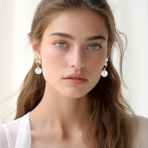 Gold Statement Geometric Clip On Earrings for Women Chunky Gold Knot Link Clip Earrings Trendy Jewelry Gift in Saudi Arabia