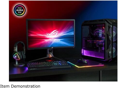 ASUS ROG Balteus RGB Gaming Mouse Pad - USB Port | Aura Sync RGB Lighting | Hard Micro-Textured Gaming-Optimized Surface & Nonslip Rubber Base in Kuwait