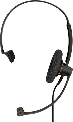 Sennheiser SC 30 USB CTRL (505548) - Single-Sided Business Headset | For Unified Communications | with HD Sound, Noise-Cancelling Microphone, & USB Connector (Black) in Saudi Arabia
