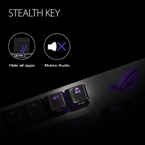 لوحة مفاتيح الألعاب الميكانيكية ASUS ROG Strix Scope TKL Electro Punk، مفاتيح Cherry MX الحمراء، مفتاح Ctrl أوسع 2X للحصول على دقة أكبر في الثانية، لوحة مفاتيح ألعاب للكمبيوتر الشخصي، إضاءة Aura Sync RGB، تبديل سريع، وردي in Kuwait