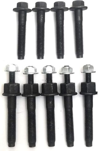 مجموعة مسامير وصواميل مشعب العادم متوافقة مع محركات 2009-2020 كرايسلر دودج رام 5.7L V8 تناسب السائق/اليسار أو الركاب/الجانب الأيمن in Kuwait