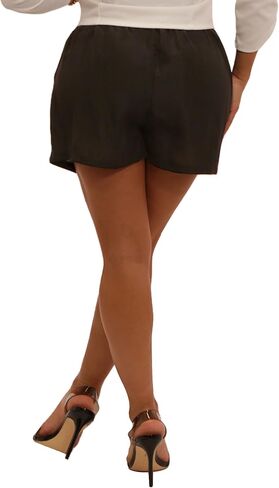ShoSho Womens Bohemian Casual Paper Bag Waist Shorts Spring Summer Bottoms Relaxed Loose Fit with Waist Tie in Saudi Arabia
