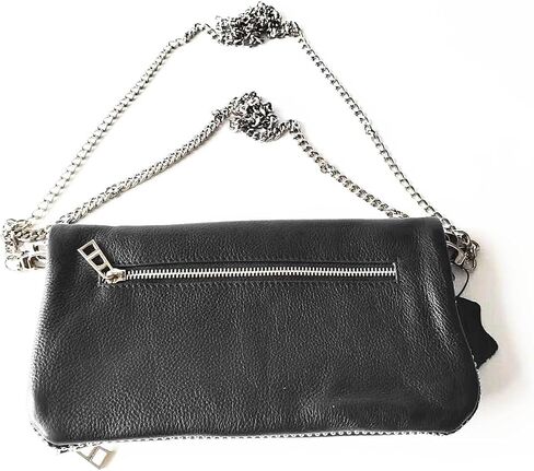 Women's Casual Leather Stud Chain Crossbody Shoulder Bag Clutch Bag in Saudi Arabia