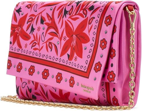 Kate Spade New York Fold Bandana Printed Fabric Clutch in Saudi Arabia