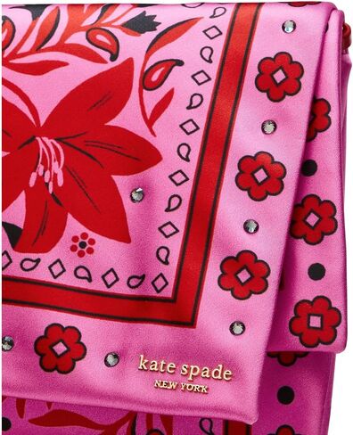 Kate Spade New York Fold Bandana Printed Fabric Clutch in Saudi Arabia