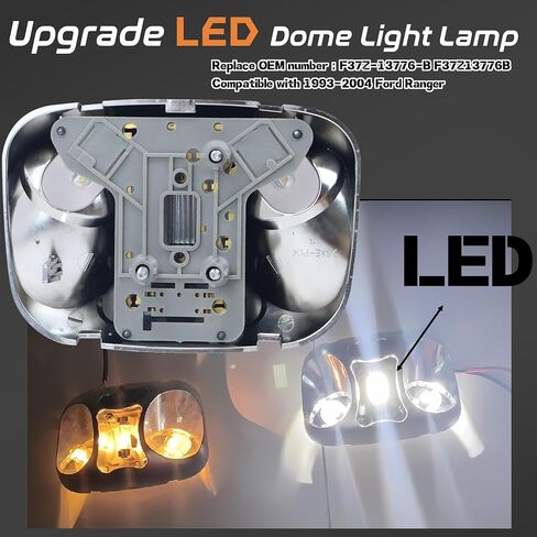 F37Z-13776-B ترقية LED الداخلية سقف علوي سقف المصباح ضوء مصباح صالح ل 1993-2004 فورد رينجر استبدال F37Z-13776-B F37Z13776B in Kuwait