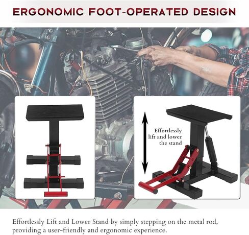 and Lower Stand Motorcycle Stand, Dirtbike Stand Lifting for Off Road Motorcycle, Motorcycle Jack Stand Motorcycle Table 400kg/882lb in Saudi Arabia