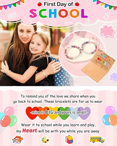 UNGENT THEM Mommy and Me, Mama and Mini Bracelets-Back to School Gifts for Mom and Daughter in Kuwait