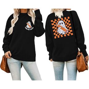 بلوزات الهالوين من ASTANFY للنساء في عصري المخيف، قمصان المعلم، قمصان كتابية، سترة بأكمام طويلة، بلوفر in Kuwait