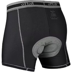 ROTTO Mens Padded Cycling Underwear Bike Shorts 3D MTB Liner Quick Drying