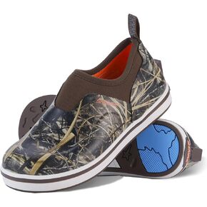 Kid's Deck Shoes Waterproof Rain Shoes for Boys and Girls Breathable Non-slip Rubber Mud Boots Low Cut Design for Outdoor Fishing Walking