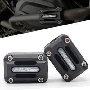 ل KLR 650 KLR650 2008-2022 - 22/25/28 مللي متر محرك الدراجة النارية شريط تحطم حماية الوفير الزخرفية الحرس كتلة