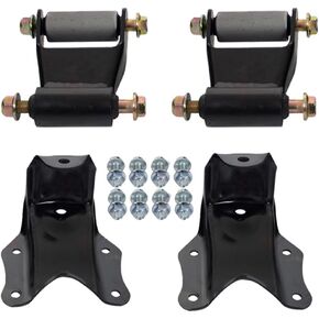 2PCS Rear Leaf Spring Shackle Bracket Repair Kit 722-101 for 1980-1996 Ford Bronco F150 F250 for 1980-1997 Ford F350