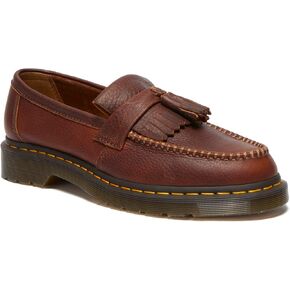 Dr. Martens Unisex-Adult Adrian Yellow Stitch Leather Loafers