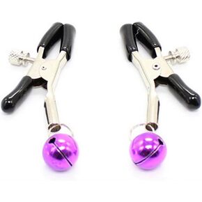 2Pcs Non Piercing Rings with Clamps Body Jewelry for Women Adjustable Stainless Steel Clips Bell Weight Pendant Fake Faux Body Piercing Jewelry