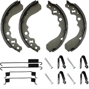 Front Brake Shoes Springs Pins 41047-1051 for Kawasaki Mule 500 520 550 KAF300