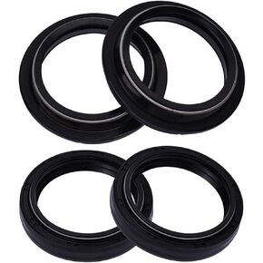 Fork Oil Dust Seal for Yamaha YZF R1 1998-2001 R3 2015-2018 YZF600R 1995-2007 FZ6R 2009-2017 FZ07 FJ09 2015-2017 FZ09 2014-2019 V Star 650 XVS650 1998-2016 V Star 1100 XVS1100 1999-2008