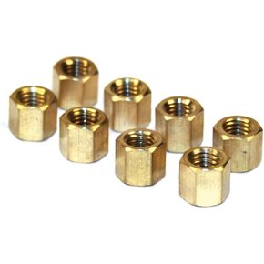 Exhaust Nut Set, Clearanced, Brass, Compatible with Dune Buggy