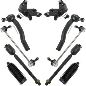 TRQ Front Steering & Suspension Kit Compatible with 2007-2011 Toyota Camry
