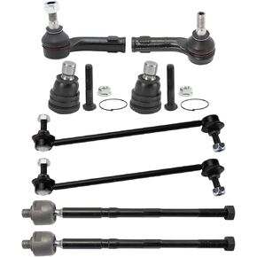 TRQ Front Steering & Suspension Kit Compatible with 2011-2018 Ford Fiesta