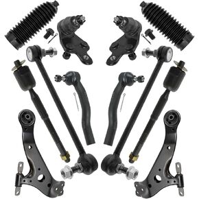 TRQ Front Steering & Suspension Kit Compatible with 2005-2012 Toyota Avalon