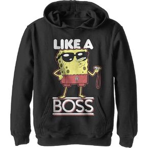 Nickelodeon Kids' Spongebob Squarepants Like a Boss Youth Pullover Hoodie