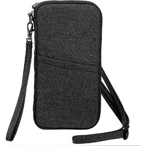 Passport Holder, Family Passport Wallet, Travel Document Organizer (Brown)