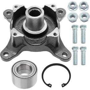 Front Wheel Hub & Bearing & Studs for Polaris Ranger 400 425 500 570 650 700 800 TM ETX EV Magnum-4x4-HDS 5135207 5131935 3514342 7518378