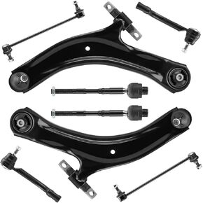 Front Lower Control Arm with ball joint Assembly Passenger & Driver Side Left Right Suspension Kit for 2008-2013 Nissan Rogue, 2014-2015 Nissan Rogue Select - 2 pc Set