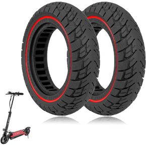 10x2.5 Solid Tires 10 Inch for Kugoo M4/M4 Pro for Zero 10X Electric Scooter Accessories, Off-Road Replacement Rubber Tires for 10x2.125 and 10x2.25 Tires, Anti-shock and Anti-slip (2 Pcs)