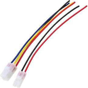 SING F LTD 2PCS CDI Cable Wire Harness Plug Connector (2 Pin+4 Pin) for GY6 4-Stroke 50cc 125cc 150cc Scooter Moped ATV Go Kart 15cm Motorbike Accessories