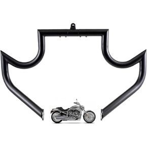 1.5" Crash Bar Engine Guard Highway Freeway Bar for Harley Davidson Touring Road Glide Road King Street Glide Electra Glide CVO and Trike Models (Fit for 2009-2023 Touring, Chrome)