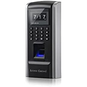 Full Kits Biometric Fingerprint RFID Password Access Control Systems + 600lbs Force Electric EM Magnetic Lock +110V Power Supply+10 Cards and Key Fobs