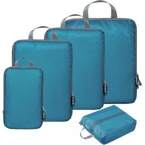 BAGAIL 5 Set/6 Set Ultralight Compression Packing Cubes Travel Accessories Expandable Packing Organizers